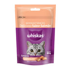 Whiskas Snacks Sabor Salmón para Gato Adulto 80g