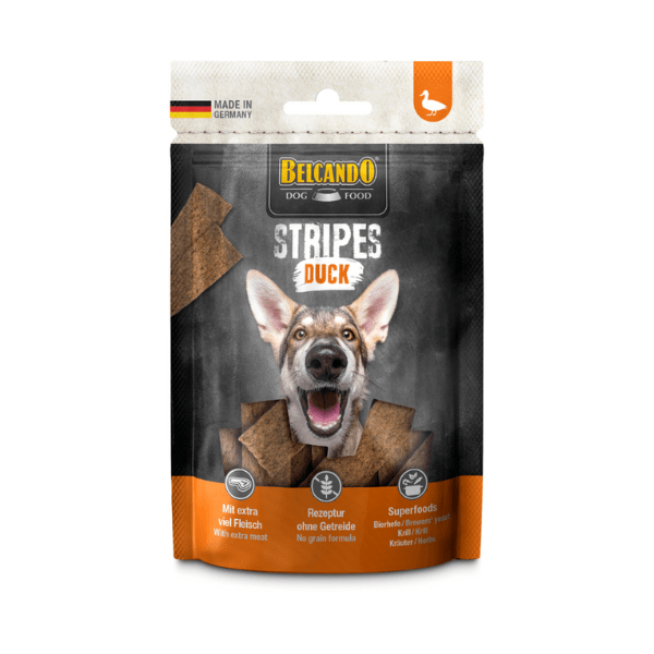 Belcando Stripes Duck Snack para Perros 70g