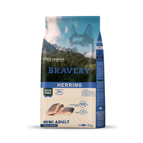 Bravery Arenque Mini Adulto Razas Pequeñas 7 kg