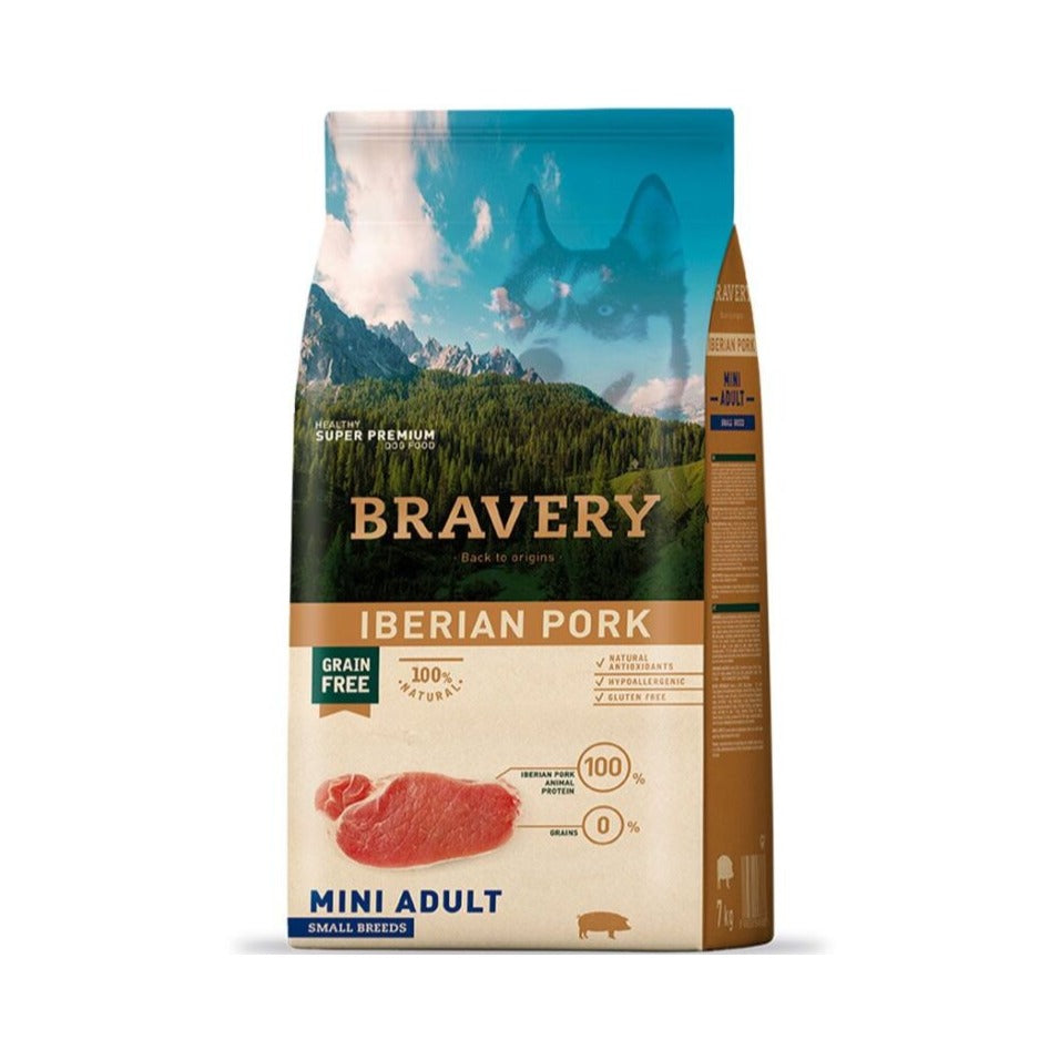 Bravery Cerdo Ibérico Mini Adulto Razas Pequeñas 7 kg