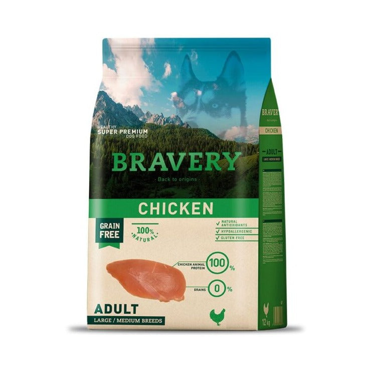 Bravery Pollo Adulto 4 kg