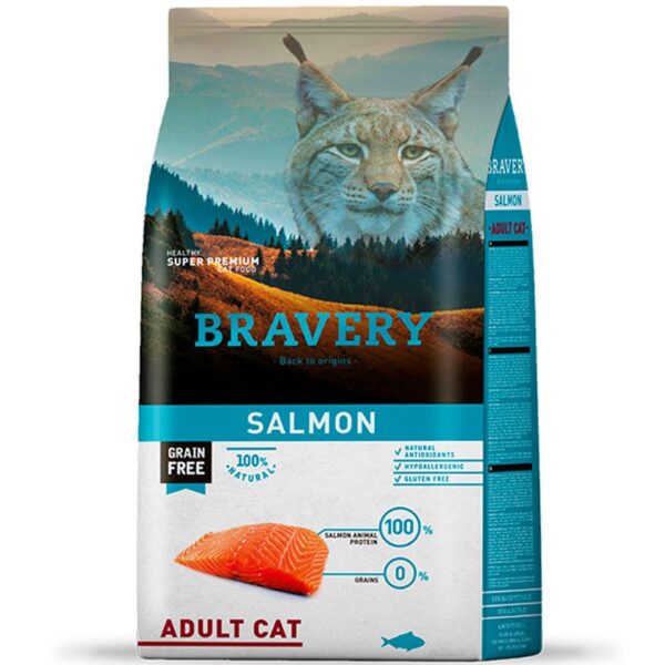 Bravery Salmon Adult Cat Grain Free 7kg