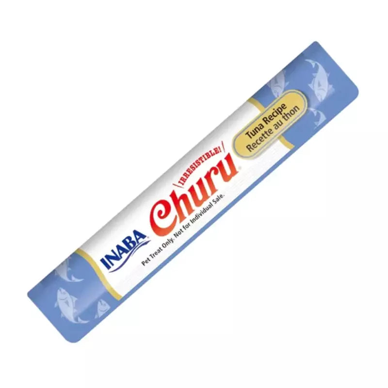 Churu INABA Tuna Recipe para Gatos - Pack 4 Tubos