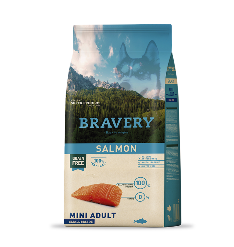Bravery Salmon Mini Adult Small Breeds 7 KG